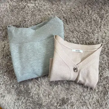 SNIDEL 상의와 가디건 2종 세트