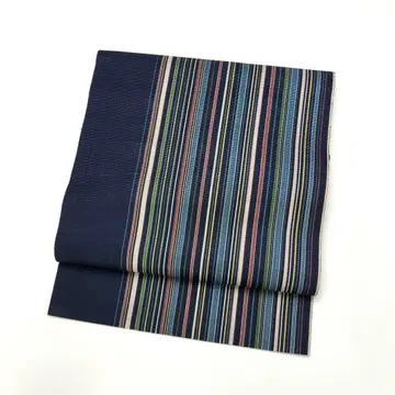 나고야 오비 다채로운 세로 줄무늬 KO-1442