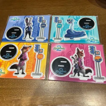 주토피아2 아크릴 스탠드 4세트