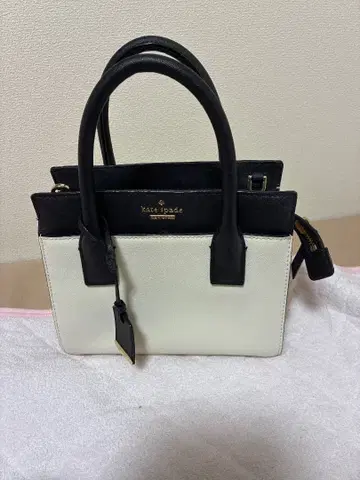 케이트 스페이드 핸드백 화이트 x 핑크