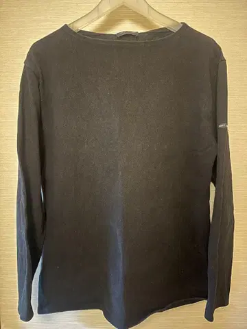 SAINT JAMES 블랙 긴팔 티셔츠