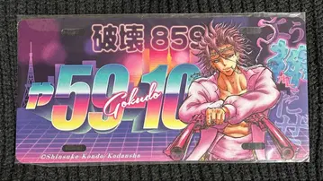 닌자와 극도 폭주족 신 번호판풍 알루미늄 플레이트