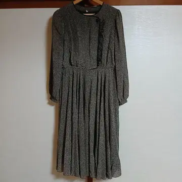 빈티지 꽃무늬 원피스 블랙 구제 의류 Lamballe 랑발