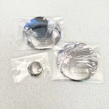 히로아카 원화전 캔뱃지 아이자와 쿠로기리 메달 3종 세트