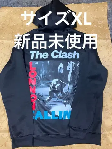 1점 한정/새상품 사이즈 XL/theclash 크러쉬/후디/런던 콜링