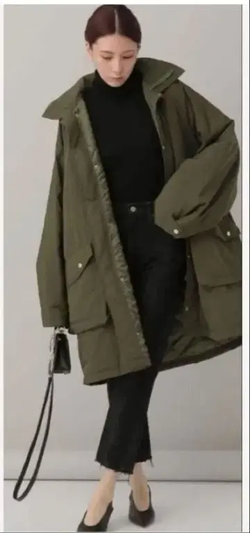 캘런솔로지 모즈 코트 오버 사이즈