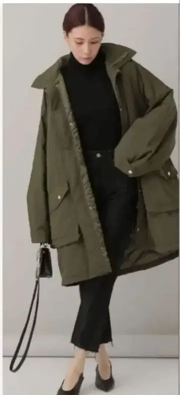 캘런솔로지 모즈 코트 오버 사이즈