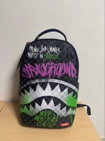 SPRAYGROUND 그래피티 백팩 택 포함
