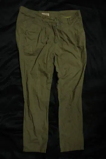 구제 의류 LIZA 팬츠 슬랙스 롱 바지 카키