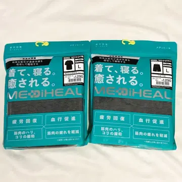 워크맨 메디힐 리커버리 의류 반팔 하프 팬츠 L 차콜