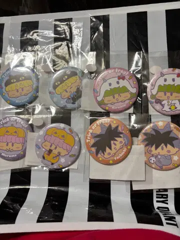 미개봉 새상품 밀모데퐁 마루쿠지 캔 배지 컴플리트 세트