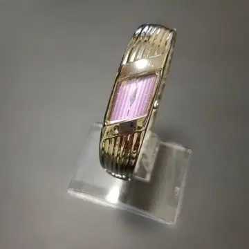 새상품급 SEIKO 리볼리 뱅글 워치 실버 퍼플 중후한 느낌