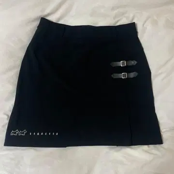 블랙 골프 스커트