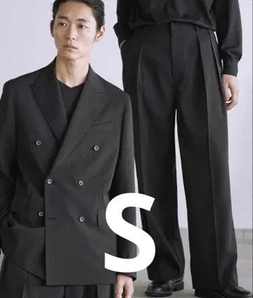 WYM LIDNM 하이 트위스트 PE 더블 수트 블랙