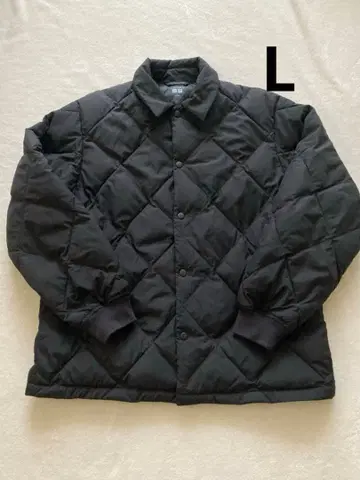 UNIQLO PUFFTECH 퍼프 테크 블랙 퀼팅 자켓 L