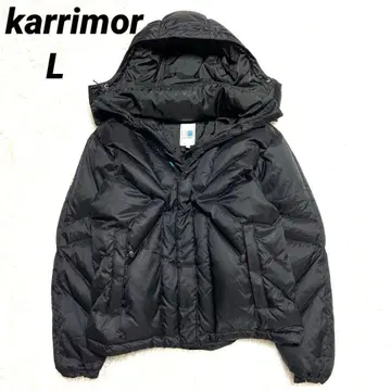 카리마 karrimor 다운 자켓 L 후드 블랙 포근한