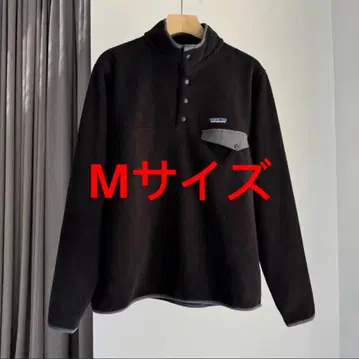 Patagonia 블랙 신틸라 스냅T 풀오버 M 사이즈