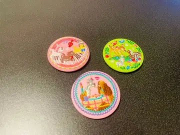 디즈니 자수 캔뱃지 3개 세트