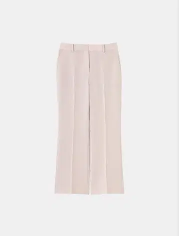 PLST 라이트 베이지 와이드 레그 슬랙스