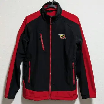 아바르트 코르세 소프트쉘 자켓 블랙 x 레드 L 사이즈