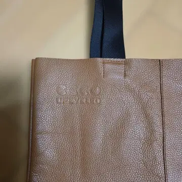 ecco 브라운 가죽 토트백