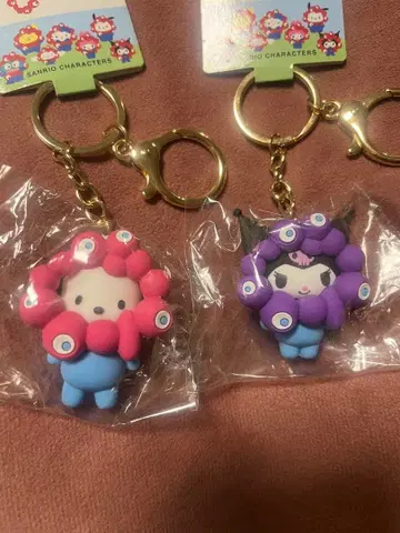 산리오 미야쿠미야쿠 키링 2개 세트 포차코 쿠로미