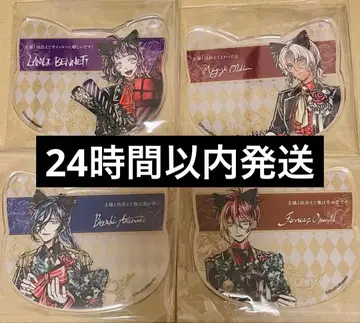 악마 집사와 검은 고양이 아크릴 코스터 4개 세트