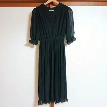 빈티지 블랙 원피스 구제 의류 80s