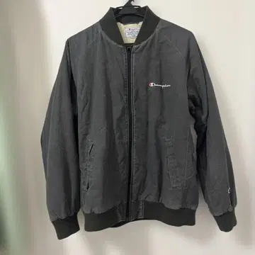 Champion 그레이 바시티 자켓 L 사이즈 보아 안감