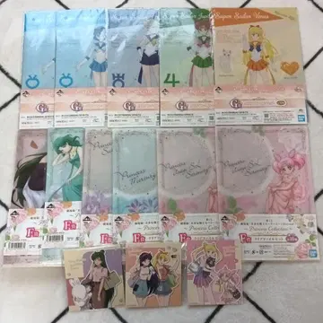 새상품 미사용 세일러문 클리어 파일 묶음 판매