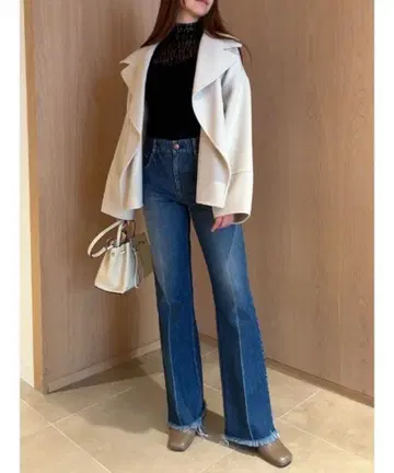 FRAY I.D 2way 숏 리버 코트