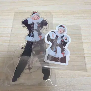 츠바키 아크릴 스탠드 스티커 XP!A 크리스마스 가챠 복권 몽상 식