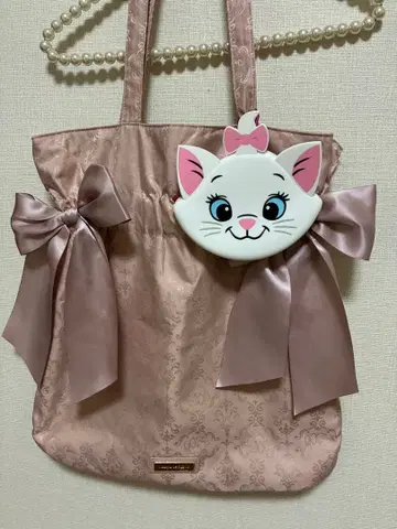 Maison de FLEUR 마리 더블 리본 토트백 미사용