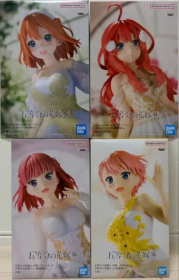 5등분의 신부 피규어 4체 세트