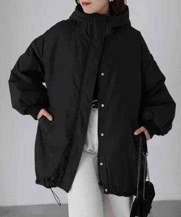 Riberry 충전솜 몬스터 후드티