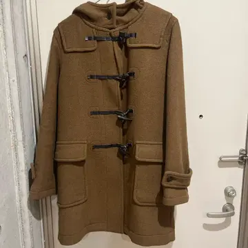 무인양품 브라운 더플 코트 M 사이즈