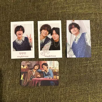 킹프리 heart 타카하시 카이토 단체 폴라로이드풍 트레이딩 카드