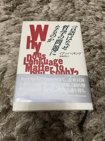 이안 해킹 [ 언어는 왜 철학의 문제가 되는가 ]