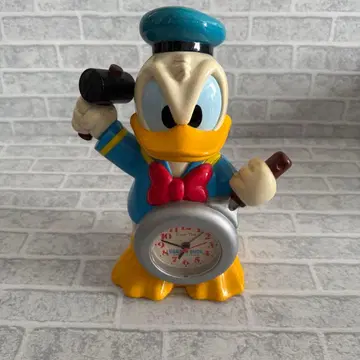 도널드 덕 알람 시계 레트로 알람 시계와 시계 기능은 고장났습니다