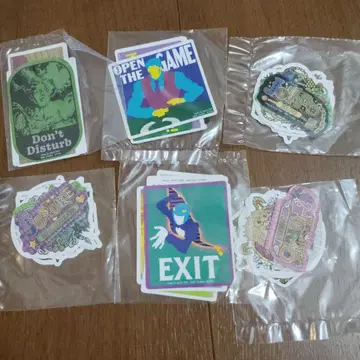 제일복권 죠죠 L상 스티커 세트 6점