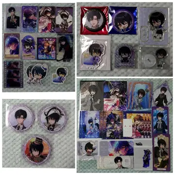 마호야쿠 화이트 혜택 스티커 캔뱃지 아크릴 스탠드 종이류 코스터 세트