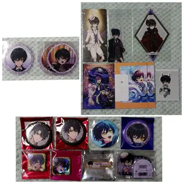 마호야쿠 스노우 코스터 종이류 캔뱃지 아크릴 스탠드 세트