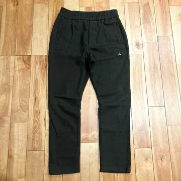 EFFECTEN 에페크텐 테이퍼드 사루엘 두꺼운 원단 울 이지 팬츠