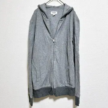 Goodfellow. 그레이 풀 지퍼 후디 [ S ] 2색 무지 심플