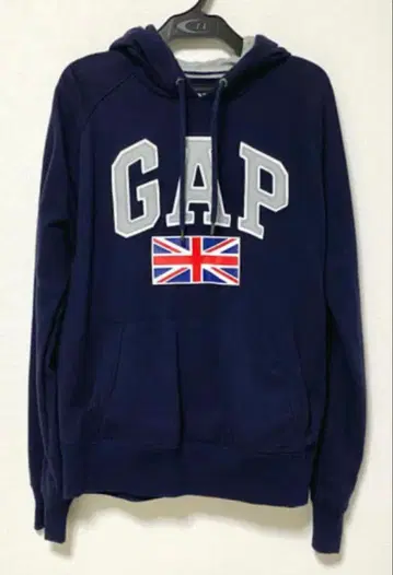 GAP 네이비 후드티 L 영국 국기