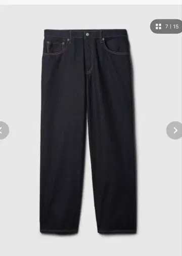 GAP 슈퍼 배기 다크 린스