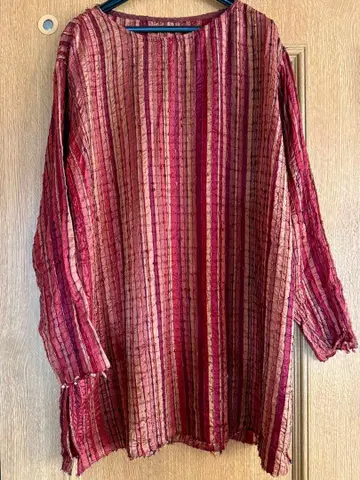 요건 레일 실크 긴팔 셔츠