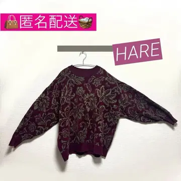 HARE 니트 풀오버 플라워