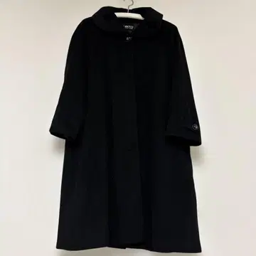 캐시미어 100% LANCETTI MILANO 블랙 고급 코트