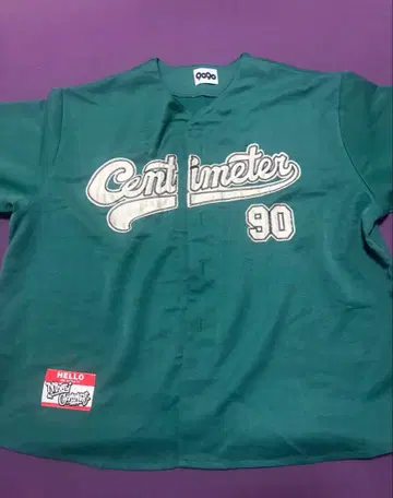 centimeter Baseball Shirts (에메랄드) 9090